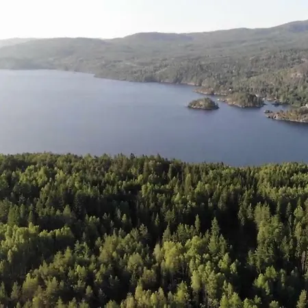 度假居 Telemark Cabin On A Small Island Bergan